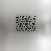 3D Sticker schwarz XF 171